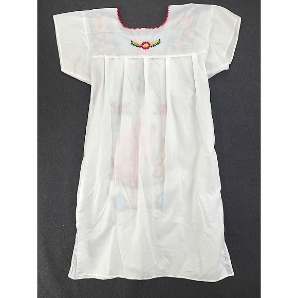 Handmade MuuMuu House Dress Hand Embroidered One size Leisure Lounging - Picture 2 of 10